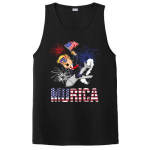 4th Of July Bald Eagle Mullet Murica Usa Usa Merica PosiCharge Competitor Tank