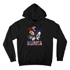 4th Of July Bald Eagle Mullet Murica Usa Usa Merica Tall Hoodie