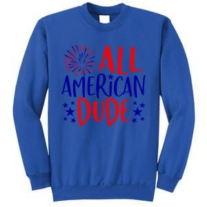 4th Of July Family Couples Matching Cute Gift All American Dude Cool Gift Sweatshirt