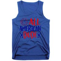 4th Of July Family Couples Matching Cute Gift All American Dude Cool Gift Tank Top