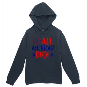 4th Of July Family Couples Matching Cute Gift All American Dude Cool Gift Urban Pullover Hoodie