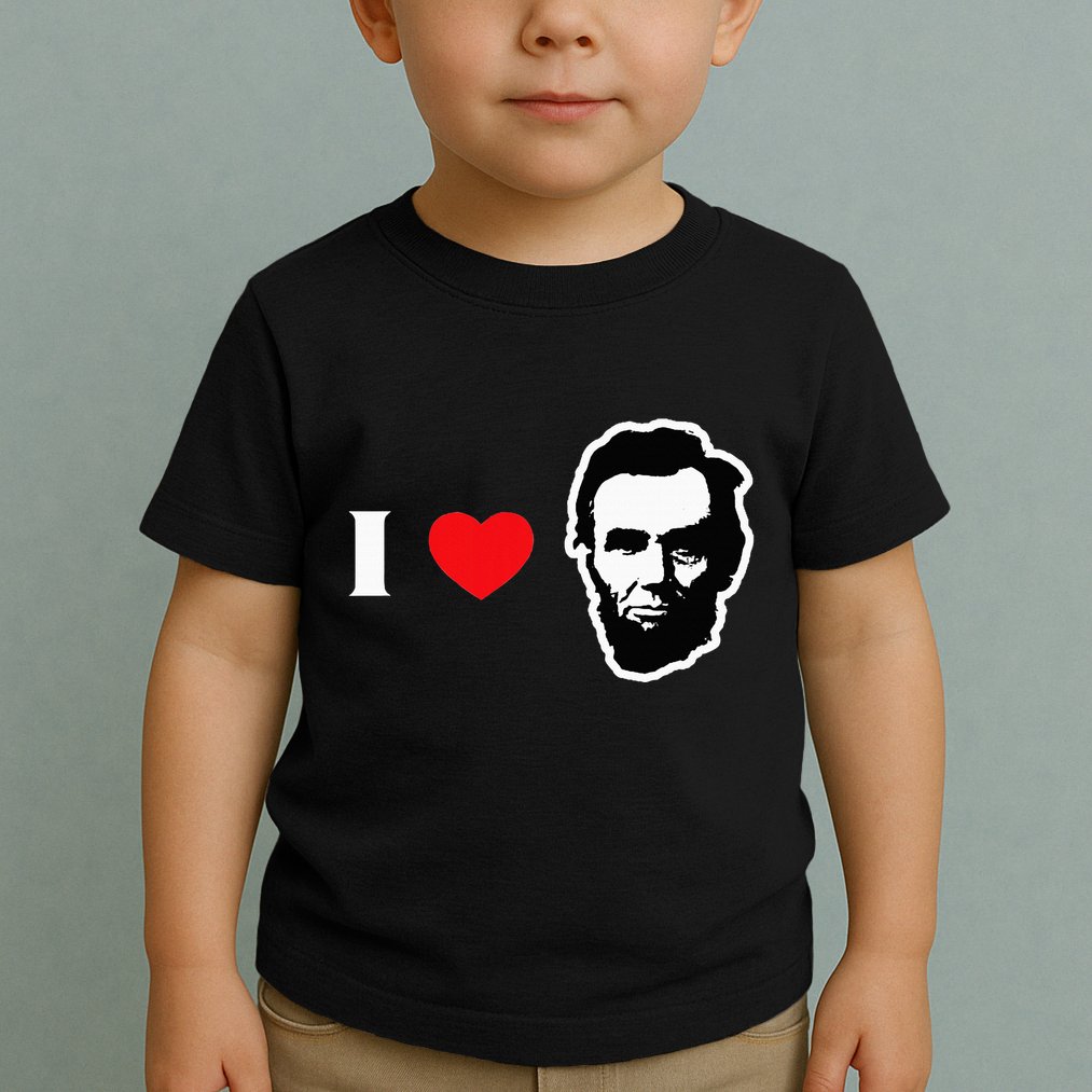 4th Of July Abraham Lincoln Toddler T-Shirt