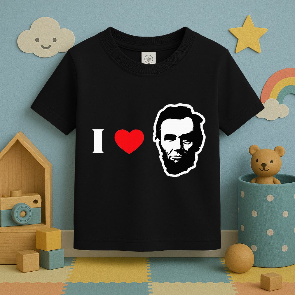 4th Of July Abraham Lincoln Toddler T-Shirt