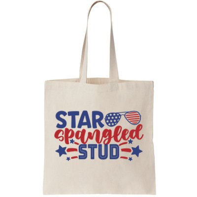 4th Of July Star Spangled Stud Matching 4th Of July Ideas Funny Gift Tote Bag