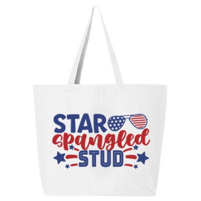 4th Of July Star Spangled Stud Matching 4th Of July Ideas Funny Gift 25L Jumbo Tote