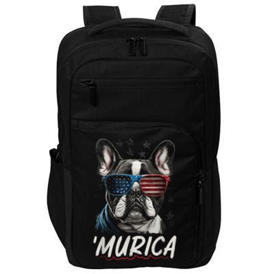 4th Of July Bald Eagle Mullet Murica Usa Dog Usa Merica 2024 Impact Tech Backpack