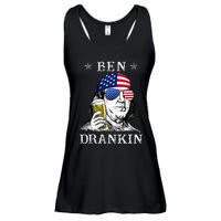 4Th Of July Ben Drankin Benjamin Franklin Beer Ladies Essential Flowy Tank