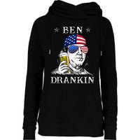 4Th Of July Ben Drankin Benjamin Franklin Beer Womens Funnel Neck Pullover Hood