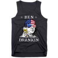 4Th Of July Ben Drankin Benjamin Franklin Beer Tank Top