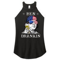 4Th Of July Ben Drankin Benjamin Franklin Beer Women's Perfect Tri Rocker Tank