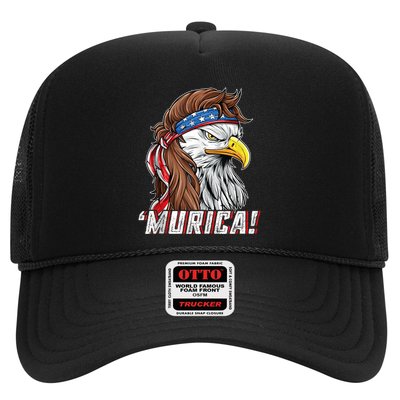 4th Of July Bald Eagle Mullet Murica Usa Usa Merica Trucker Hat