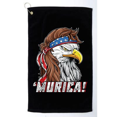 4th Of July Bald Eagle Mullet Murica Usa Usa Merica Golf Towel