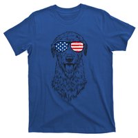 4th Of July Irish Wolfhound Dog Patriotic Usa Sunglasses Gift T-Shirt