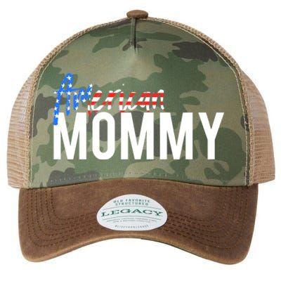 4th Of July Family Design Red White And Blue American Mommy Great Gift Legacy Tie Dye Trucker Hat