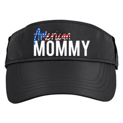 4th Of July Family Design Red White And Blue American Mommy Great Gift Adult Drive Performance Visor