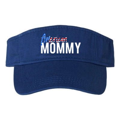 4th Of July Family Design Red White And Blue American Mommy Great Gift Valucap Bio-Washed Visor