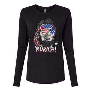 4th Of July Bald Eagle Mullet Murica Usa Usa Merica Womens Cotton Relaxed Long Sleeve T-Shirt