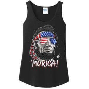 4th Of July Bald Eagle Mullet Murica Usa Usa Merica Ladies Essential Tank