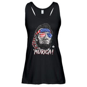 4th Of July Bald Eagle Mullet Murica Usa Usa Merica Ladies Essential Flowy Tank