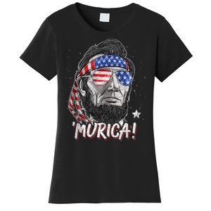 4th Of July Bald Eagle Mullet Murica Usa Usa Merica Women's T-Shirt