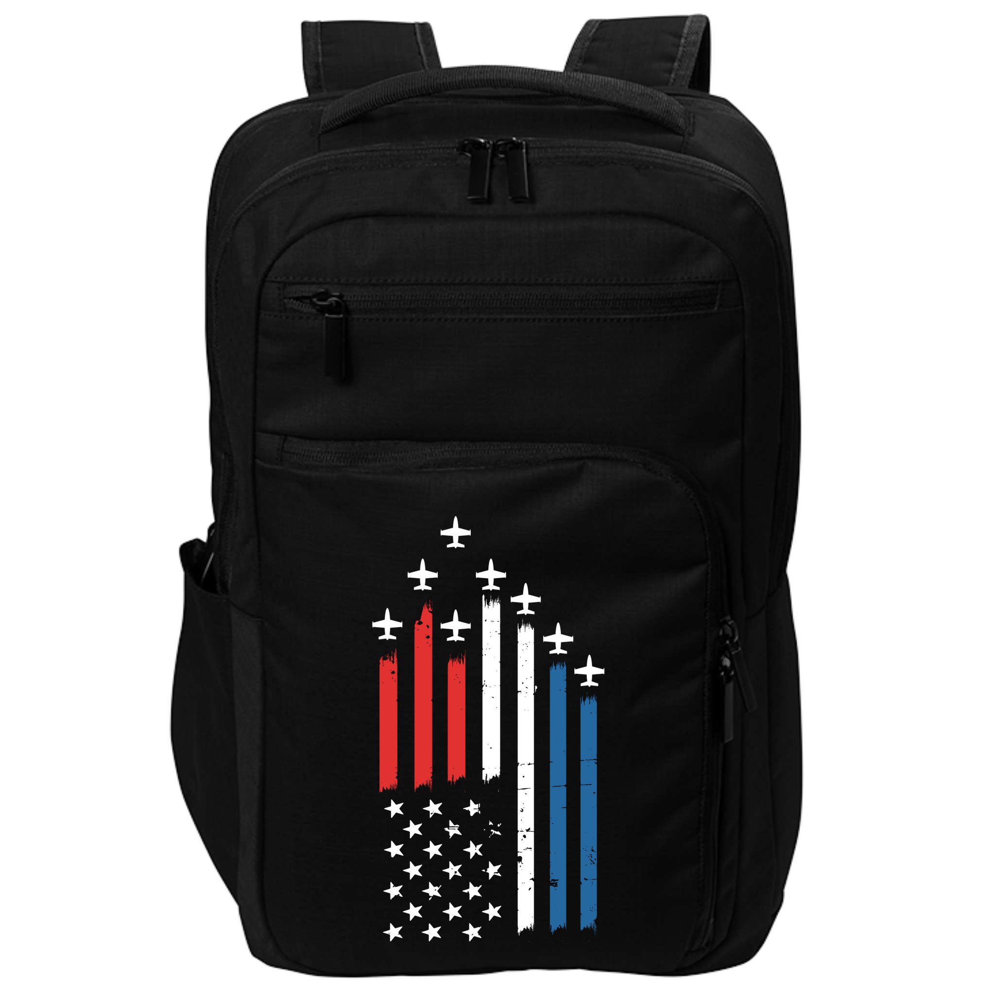 4th Of July Jets American Flag Impact Tech Backpack