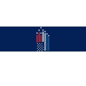 4th Of July Jets American Flag Bumper Sticker