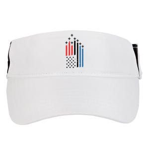 4th Of July Jets American Flag Adult Drive Performance Visor