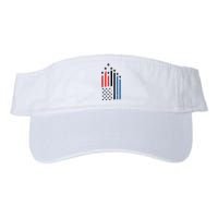 4th Of July Jets American Flag Valucap Bio-Washed Visor