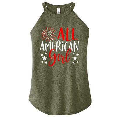 4th Of July Family Matching Gift Allamerican Meaningful Gift Women’s Perfect Tri Rocker Tank