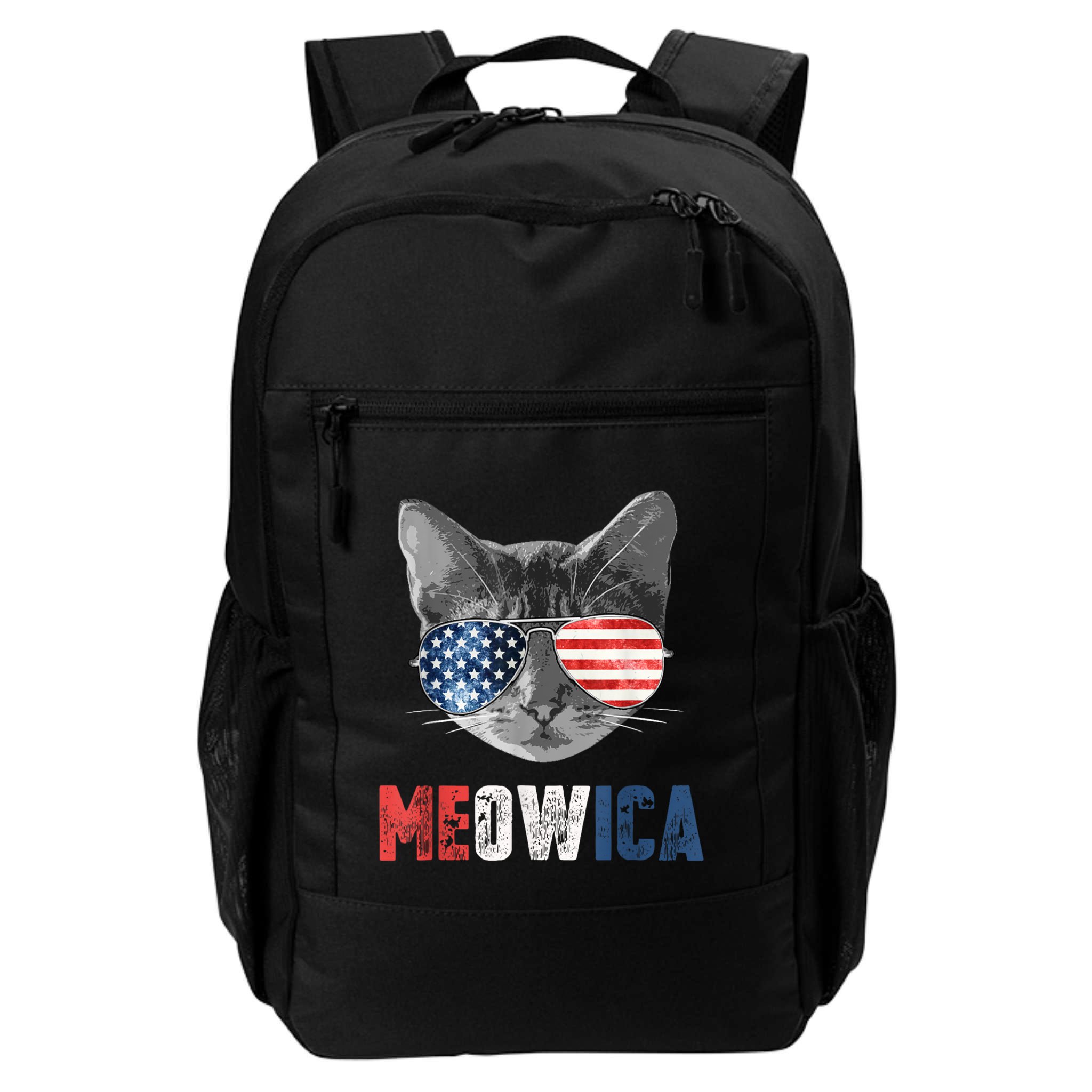 4th Of July Bald Eagle Mullet Meowica Usa Usa Merica Backpack