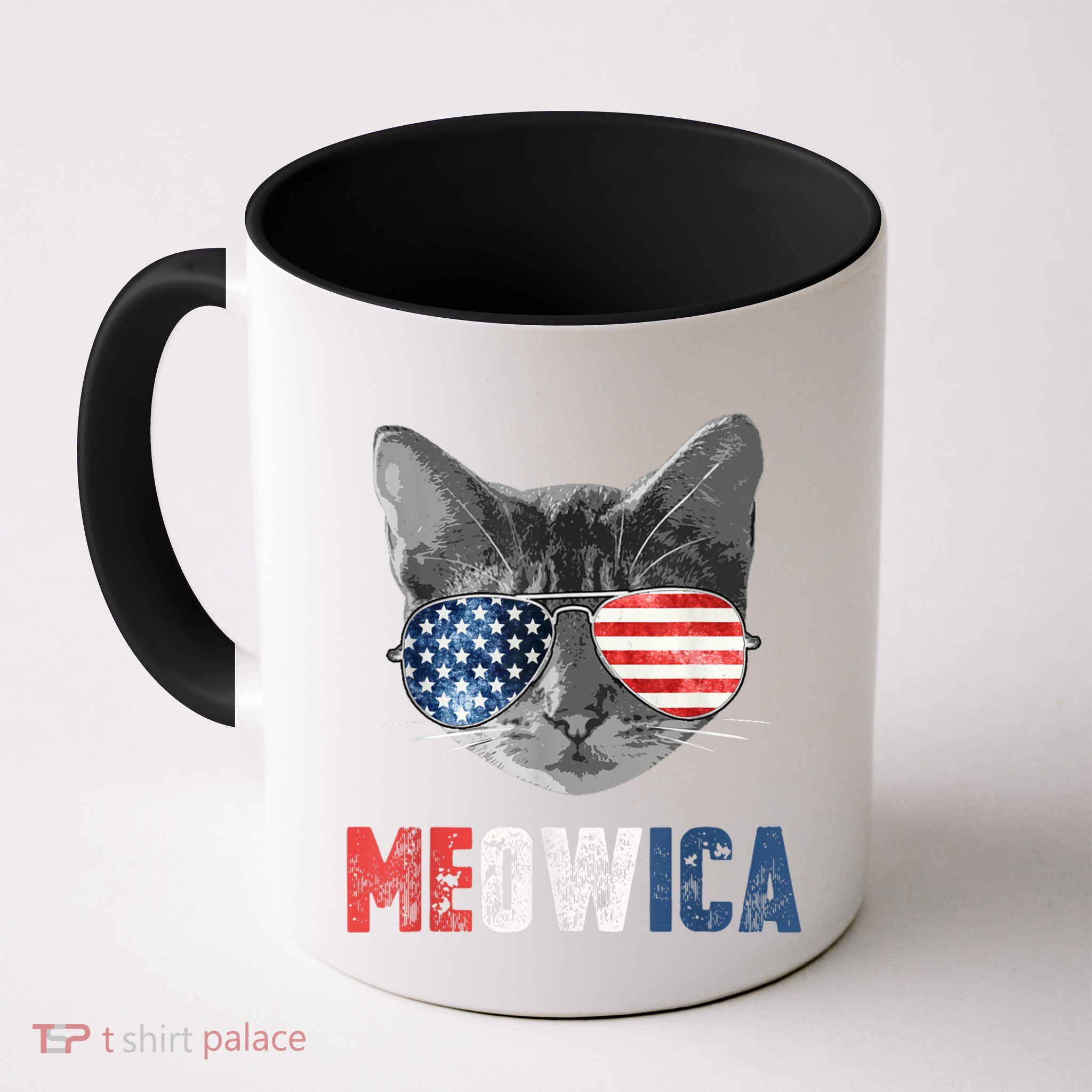 4th Of July Bald Eagle Mullet Meowica Usa Usa Merica Mug
