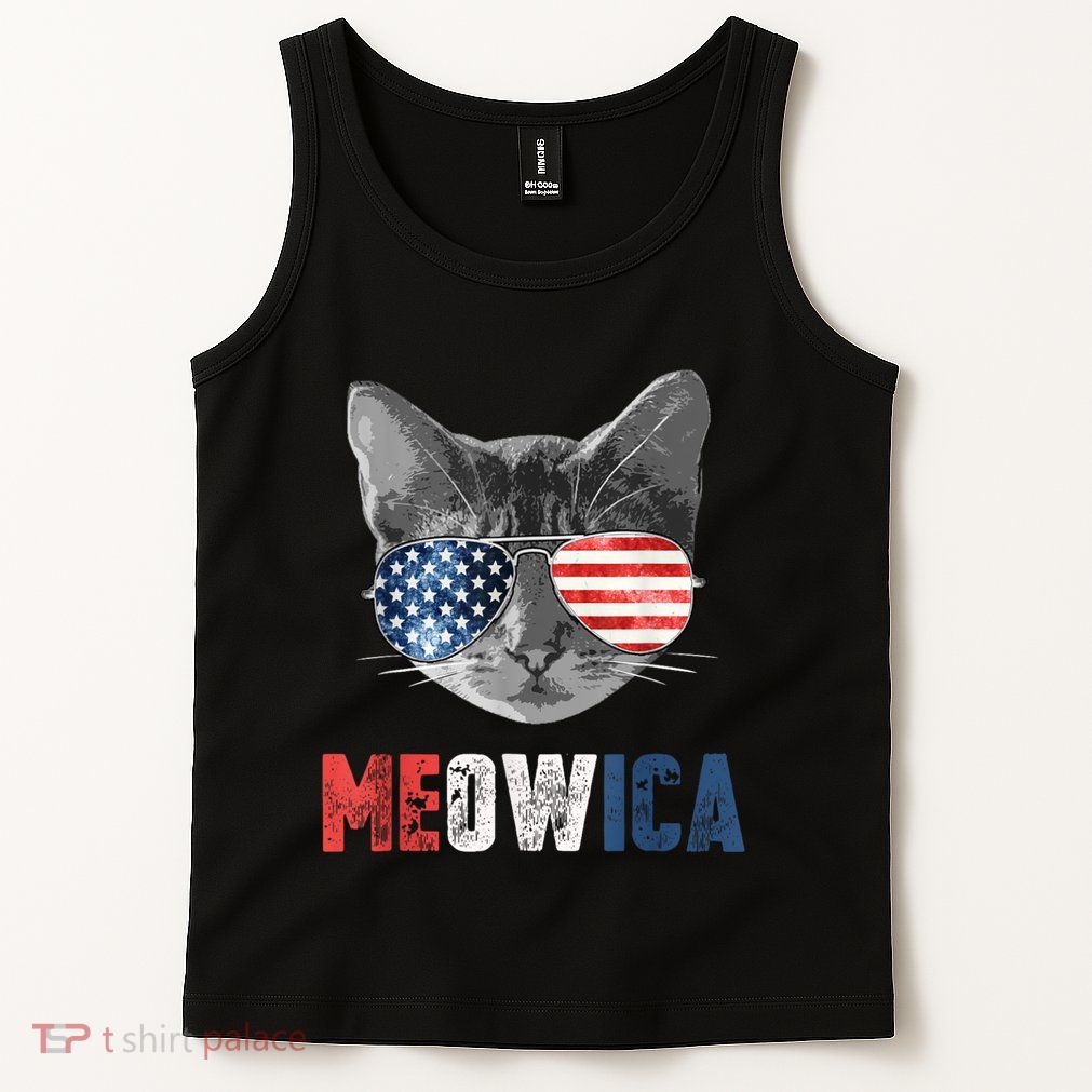 4th Of July Bald Eagle Mullet Meowica Usa Usa Merica Tank Top