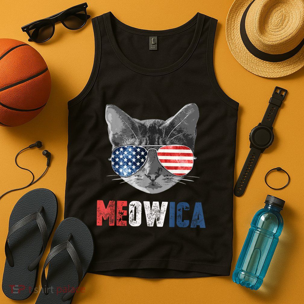 4th Of July Bald Eagle Mullet Meowica Usa Usa Merica Tank Top
