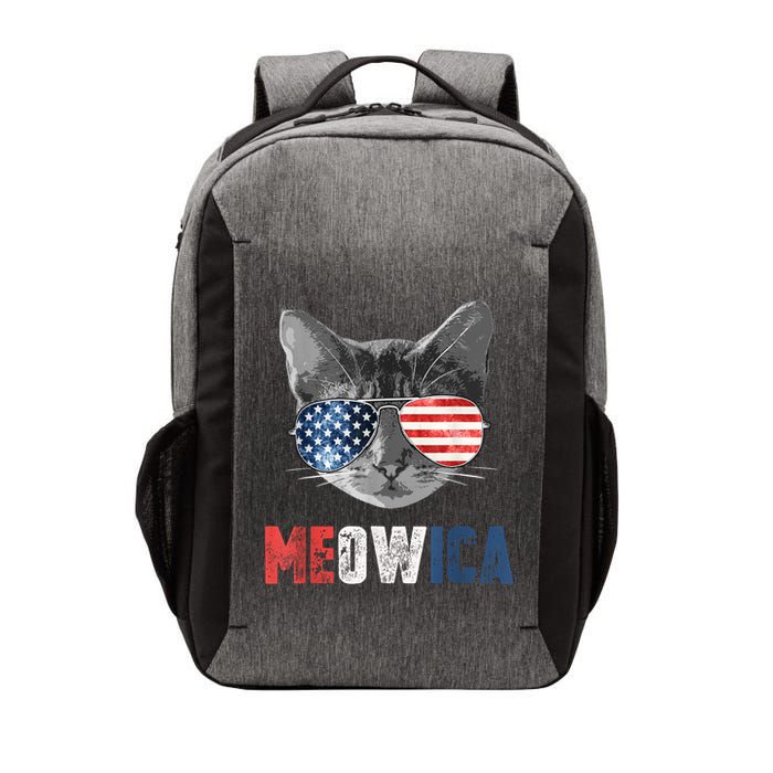 4th Of July Bald Eagle Mullet Meowica Usa Usa Merica Vector Backpack