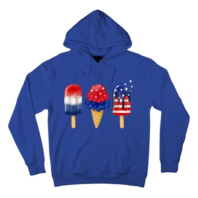 4th of July Popsicle American Flag Patriotic Summer Boy Girl Hoodie