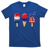 4th of July Popsicle American Flag Patriotic Summer Boy Girl T-Shirt