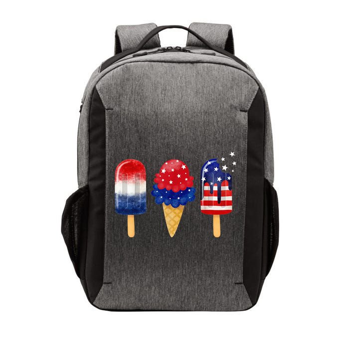 4th of July Popsicle American Flag Patriotic Summer Boy Girl Vector Backpack