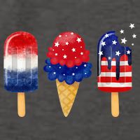 4th of July Popsicle American Flag Patriotic Summer Boy Girl Vector Backpack