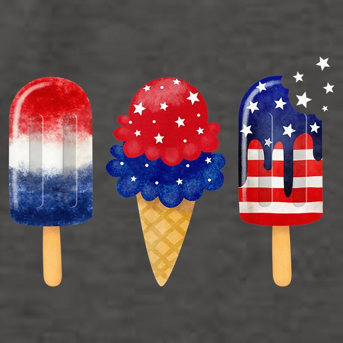 4th of July Popsicle American Flag Patriotic Summer Boy Girl Vector Backpack