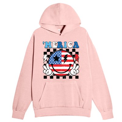 4th Of July Merica Boy Teens American Flag Urban Pullover Hoodie