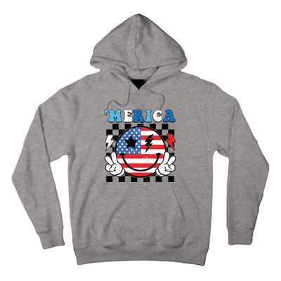 4th Of July Merica Boy Teens American Flag Tall Hoodie