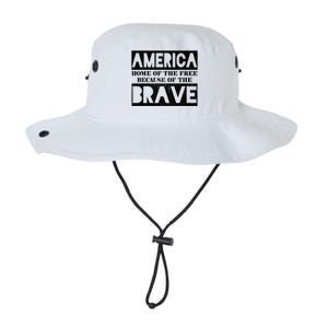 4th Of July America Home Of The Free Because Of The Brave Gift Legacy Cool Fit Booney Bucket Hat