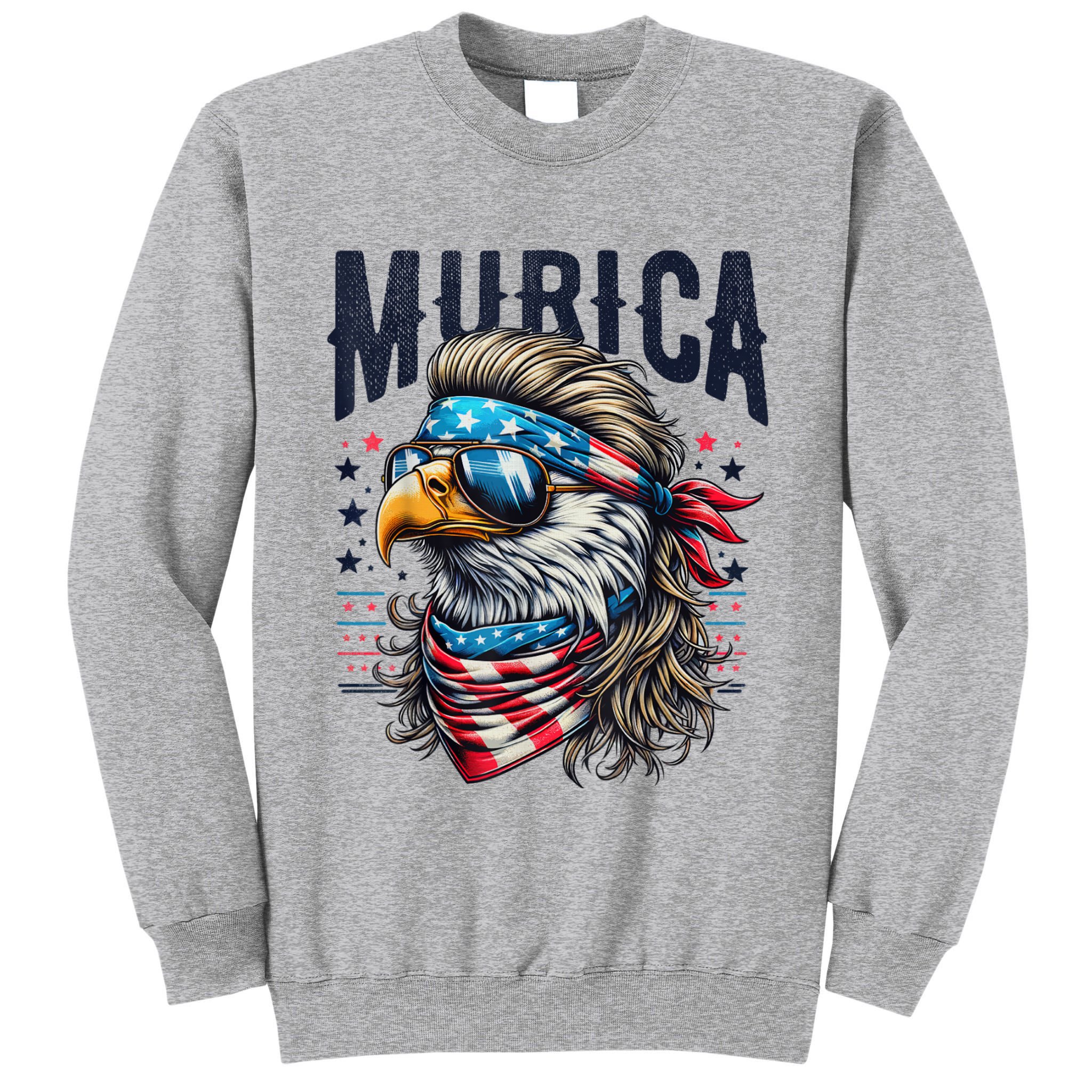 4th Of July Bald Eagle Mullet Murica Usa Usa Merica Tall Sweatshirt