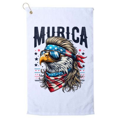 4th Of July Bald Eagle Mullet Murica Usa Usa Merica Golf Towel
