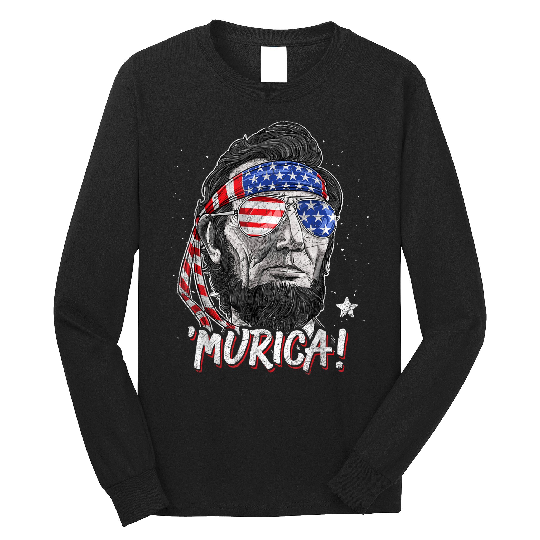 4th Of July Bald Eagle Mullet Murica Usa Usa Merica Long Sleeve Shirt