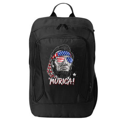 4th Of July Bald Eagle Mullet Murica Usa Usa Merica City Backpack