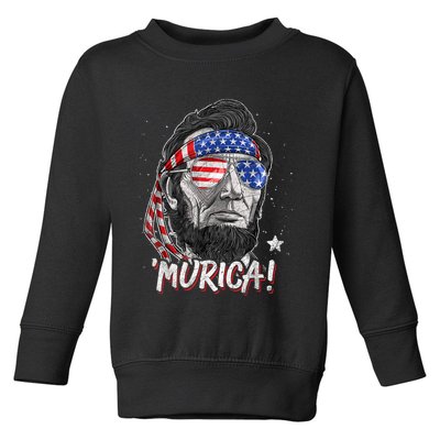 4th Of July Bald Eagle Mullet Murica Usa Usa Merica Toddler Sweatshirt