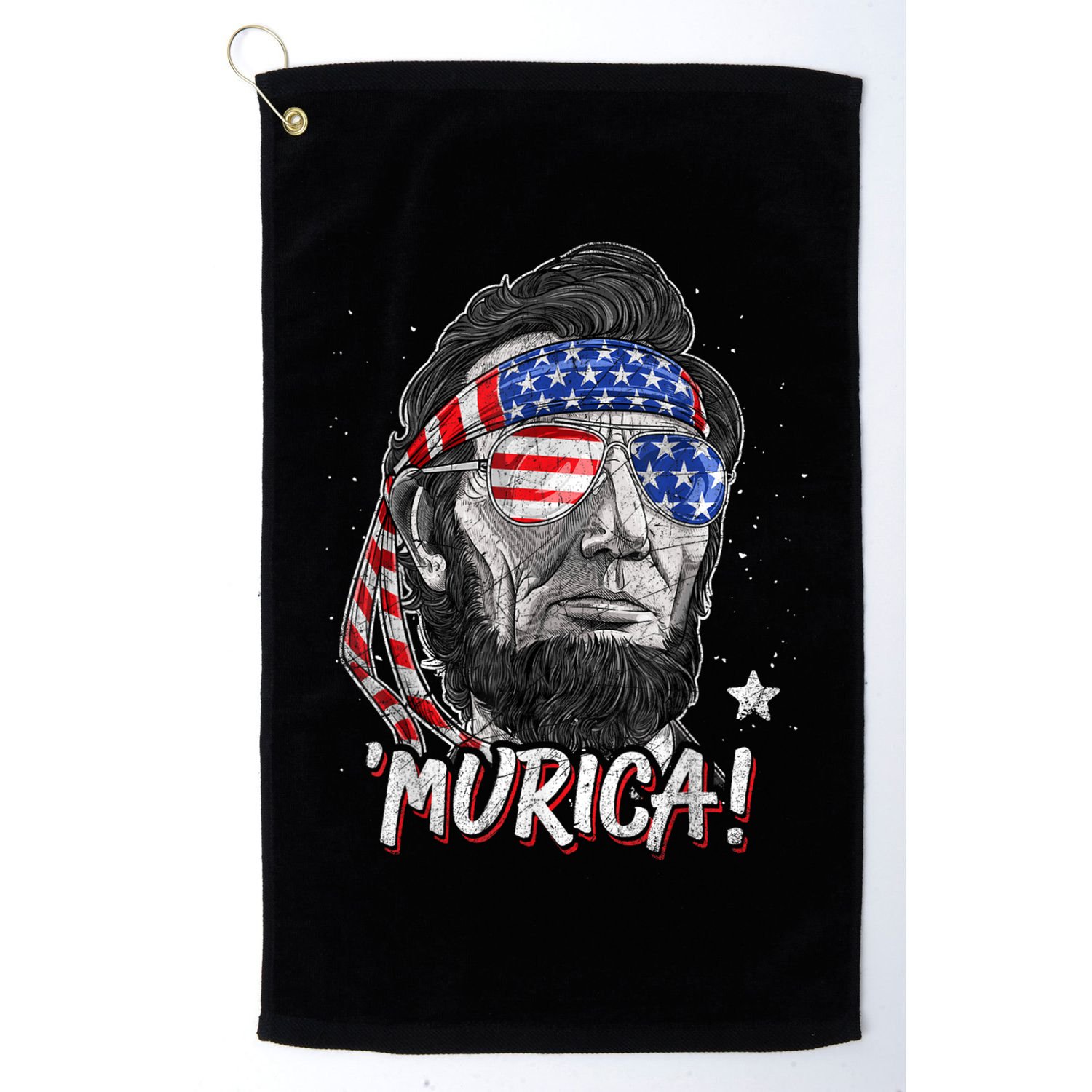 4th Of July Bald Eagle Mullet Murica Usa Usa Merica Golf Towel