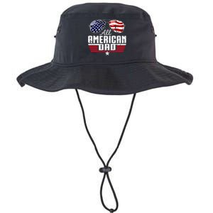 4th Of July Family Matching All American Dad American Flag Legacy Cool Fit Booney Bucket Hat