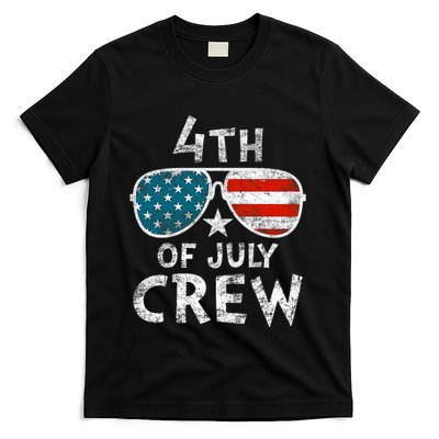 4th Of July Crew Matching Family Funny Fourth Of July Group T-Shirt